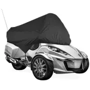Black, Half Cover for Can-Am Spyder 2009-2022 Models RT, RT-S, RT Ltd, RT Audio
