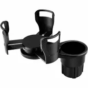 Car Seat Cup Holder Drink Bottle Storage 2in1 Adjustable.