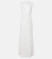 [Giambattista Valli] Giambattista Valli Macramé gown AU 18 white