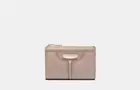 NEW MIMCO Everly Small Pouch Clutch Balsa (Mocha) Pebbled Leather Tag Dustbag
