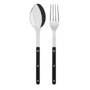 Sabre Bistrot Shiny Solid Serving Set Black 25.4cm