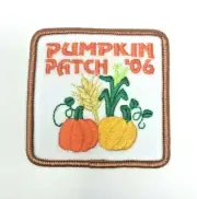 PATCH GSA Girl Scouts Pumpkin Patch '06 2006 Corn Stalk Orange Brown