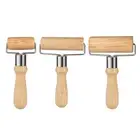 Wooden Rolling Pin T Shape Small Baking Dough Manual Roller for Pizza Breads