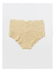 [Aerie] Show Off Rosey Lace Cheeky Underwear in Yellow