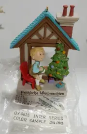 Hallmark 1989 Windows of the World Color Sample Prototype Ornament