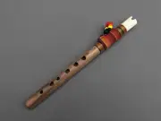 Professional Bone Mouthpiece Jacaranda Quena Inca Andes Bolivian Peru Flute