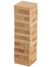 54 Piece Mini Jenjo Outdoor Wooden Block Game 27cm