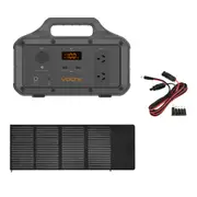 VoltX 800W Portable Solar Generator + 100W Mono Solar Panel & Cable