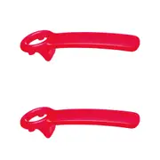 2x Avanti Easy Jar/Bottle Opener made with Durable ABS Plastic - Red