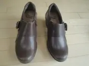 Clarks Genette Vista Women's Brown Leather Shoes/Booties Size: 5 1/2 Med