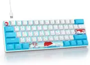 Wired 60% Percent Mechanical Keyboard RGB Gaming Keyboard 60 Percent Ultra-Co...