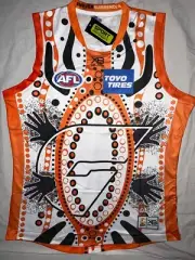 GWS Giants 2019 Indigenous AFL Jersey / Guernsey *Large* QLD Seller