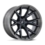20x9 Fuel FC402 Catalyst Gloss Black Brushed Gray Tint Face Wheel 8x170 (1mm)