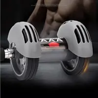 在飛比找momo購物網優惠-【LOTUS】雙輪健腹輪 捲腹器 送跪墊