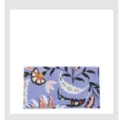 Vera Bradley Checkbook Cover Mural Garden Purple Floral NWT