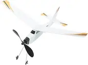 Abaodam 1 Set DIY Rubber Band Powered Airplane Model Lightweight Flying for Outdoor Fun Bright Glider Kit for and Exciting Airplane Races