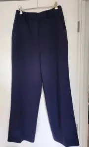 Witchery Navy Blue Straight Leg Pants, NWT, Size 10
