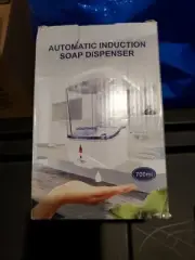 Infrared Induction Automatic Soap Dispenser White/Clear 700ml