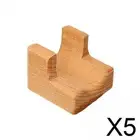 5 Wood Tacos Holder Food Display Taco Platter Decorative