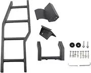 Aluminum Alloy Rear Door Climbing Ladder Tailgate Rack Trunk Shelf Compatible For Suzuki Jimny 2007-2017 Exterior Accessories
