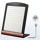 Nose Ring L shaped studs acrylic display with 120 pcs