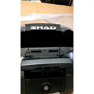 SHAD SH48 深黑 行李箱 48公升 漢堡箱 機車後行李箱 後置物箱 含靠背 環島旅遊 可單賣後靠背
