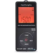 Radio Aircraft Band Receiver FM/AM/AIR Radio World Band with LCD Display2531