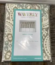 New Waverly Home Classics Window Valance Astrid Spa 52" W x 18" Cotton