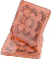 NOLITOY False Lashes for Asian Eyes Natural Look Fluffy Cluster Lashes Kit Long-lasting Easy Application