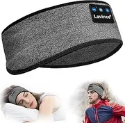 Lavince Sleep Headphones Bluetooth Headband, Headphone Band Sleep Mask Cozy Sleep Headband Bluetooth Headphones for Side Sleepers Workout Running Insomnia Travel Yoga Meditation