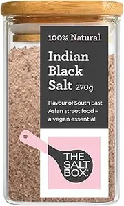 [The Salt Box] Natural Indian Black Salt (Kala Namak) - Vegan Friendly - 270g