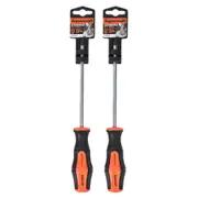 2x Supercraft CR-V Steel Precision Screwdriver Pozi Head #2 6x150mm Home DIY