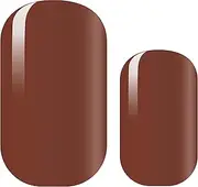 AVOA Beauty Don't Be Choco-Late Nail Wraps Brown Brown Plain Design 16 Thin Self-Adhesive Long Lasting Nail Wraps