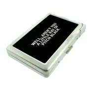 Dark Humor Em2 Cigarette Case with Built in Lighter Metal Wallet