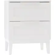 2 Drawers Bedside Table Side Table Nightstand Unit Lamp Stand Bedroom Furniture