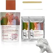 3D Diy Hand Mold Kit,Hand Casting Kit,Family Ha-Nd Casting Ki-T,Moulding Ki-T,Moulding And Plaster Powder Set For 3d Casts Of Adults,Mild And Non-Irritating,For Couples,Wedding,Friends And Family
