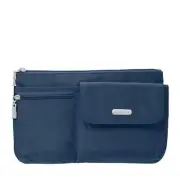 NWT Baggallini Women's Blue Slim Nylon Waist Pack