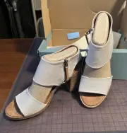 New with Tags, TOMS Women’s Natural Majorca Cutout Sandal, Size 7.5