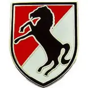 MILITARY HAT LAPEL PIN - 11th ARMORED CAVALRY REGIMENT PIN - NEW