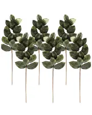 A&B Home Set Of 6 Faux Green Magnolia Leaves Spray