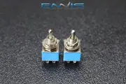 2 PCS TOGGLE SWITCH DPDT ON OFF ON MINI 3 AMP 250V 6 AMP 125V 6 PIN EC-2550