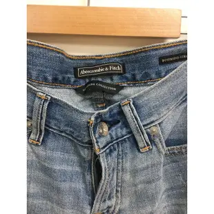 全新 正品 Abercrombie & fitch 刷破牛仔褲 26號 現貨 a&f