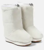 [Bogner] Bogner Les Arcs shearling snow boots AU 10 white