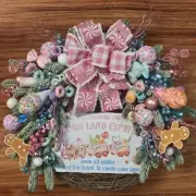 Candyland Express Christmas Wreath