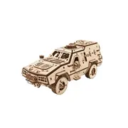 Ukraine Made Ugears Dozor-B Combat Vehicle Mechanical 3D Wooden Puzzle Model Kit