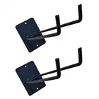 Heavy Duty Iron Garden Tool Display Rack for Garage Storage with Ladder Hooks