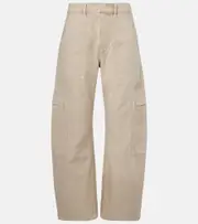 [Citizens of Humanity] Citizens of Humanity Marcelle mid-rise cotton twill cargo pants 29 neutrals
