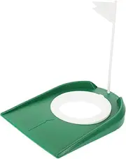 MOBUTOFU Golf Training Cup Hole Plate Portable Putting Aid for Home Office Outdoor Practice Random