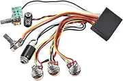 Lyaciomn Bass 3 Band Active & Passive EQ Equalizer Preamp Circuit for Bass Pickup
