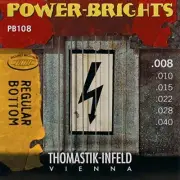 Thomastik Infeld PB108 Power Brights Electric Guitar Strings; gauges 8-40